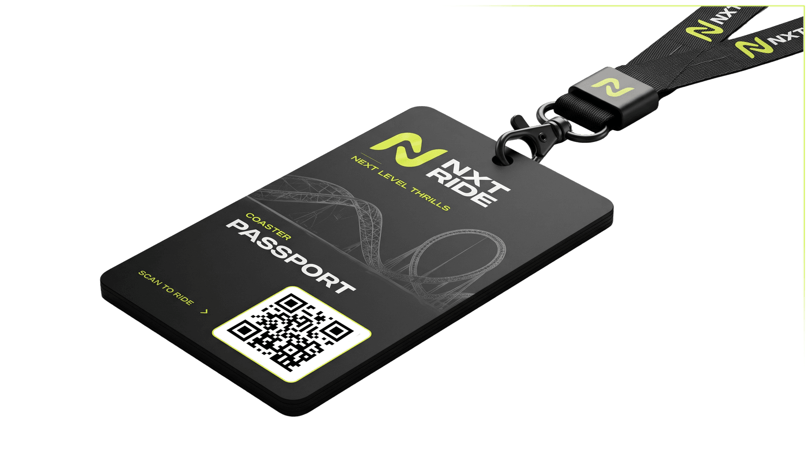 Lanyard y pasaporte NXT RIDE